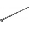Mexen Uni-P1 straight support bar for a shower panel 6-8 mm, brushed gun gray - 800-01-66