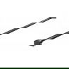Mexen support for shower wall, black - 800-01-70