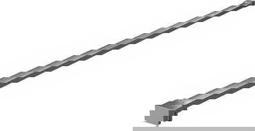 Mexen support for shower wall, gun metal - 800-01-95