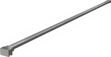 Mexen Uni-P1 Straight support bracket for a shower panel 6-8 mm, gun metal - 800-01-95