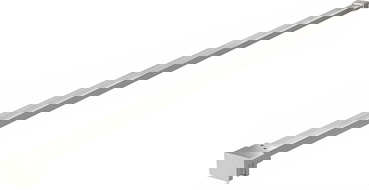 Mexen bracket for shower wall, brushed nickel - 800-01-97