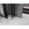 Mexen Velar sliding shower enclosure 90 x 90 cm, graphite, chrome - 871-090-090-41-01