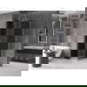 Mexen Velar sliding shower cabin 110 x 110 cm, graphite, chrome - 871-110-110-41-01