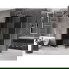 Mexen Velar sliding shower enclosure 100 x 85 cm, graphite, chrome - 871-100-085-41-01