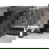 Mexen Velar sliding shower cabin 150 x 70 cm, graphite, chrome - 871-150-070-41-01