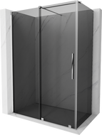 Mexen Velar sliding shower enclosure 160 x 80 cm, graphite, chrome - 871-160-080-41-01