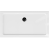 Mexen Flat slim rectangular shower tray 120 x 70 cm, White, Black siphon - 40107012B