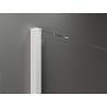Mexen Velar sliding shower cabin 100 x 90 cm, graphite, white - 871-100-090-41-20