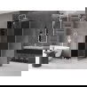 Mexen Velar sliding shower enclosure 110 x 110 cm, graphite, white - 871-110-110-41-20
