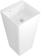 Mexen Neva freestanding washbasin made of conglomerate 45 x 45 cm, white matte - 26614500