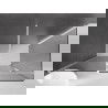Mexen Velar sliding shower cabin 140 x 85 cm, graphite, white - 871-140-085-41-20