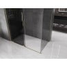 Mexen Velar sliding shower cabin 140 x 85 cm, graphite, gold - 871-140-085-41-50