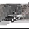 Mexen Velar sliding shower cabin 100 x 70 cm, frost, chrome - 871-100-070-31-01