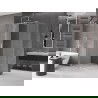 Mexen Velar sliding shower cabin 100 x 70 cm, frost, chrome - 871-100-070-31-01