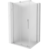 Mexen Velar sliding shower cabin 110 x 90 cm, frost, chrome - 871-110-090-31-01
