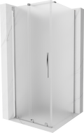Mexen Velar sliding shower cabin 110 x 110 cm, frost, chrome - 871-110-110-31-01