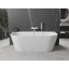 Mexen Oval+ freestanding wall-mounted bathtub 170 x 80 cm, white, white overflow - 52681708000-20
