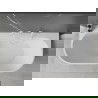 Mexen Oval+ free-standing wall-mounted bathtub 170 x 80 cm, white, white overflow - 52681708000-20