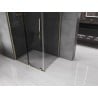 Mexen Velar sliding shower cabin 120 x 90 cm, graphite, gold - 871-120-090-41-50