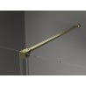 Mexen Velar sliding shower cabin 100 x 75 cm, graphite, brushed gold - 871-100-075-41-55