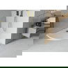 Mexen Flat rectangular shower tray slim 80 x 80 cm, white, gold siphon - 41108080G