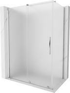 Mexen Velar sliding shower cabin 150 x 80 cm, frost, chrome - 871-150-080-31-01