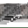 Mexen Velar sliding shower cabin 150 x 85 cm, frost, chrome - 871-150-085-31-01