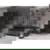 Mexen Velar sliding shower cabin 120 x 120 cm, graphite, rose gold - 871-120-120-41-60