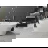Mexen Oval+ free-standing wall-mounted bathtub 170 x 80 cm, white, brushed nickel overflow - 52681708000-97