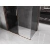 Mexen Velar sliding shower cabin 150 x 80 cm, graphite, rose gold - 871-150-080-41-60