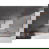 Mexen Velar sliding shower cabin 140 x 70 cm, graphite, rose gold - 871-140-070-41-60