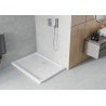 Mexen Flat rectangular slim shower tray 110 x 90 cm, white, chrome siphon - 40109011