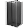 Mexen Velar sliding shower cabin 130 x 90 cm, graphite, black - 871-130-090-41-70