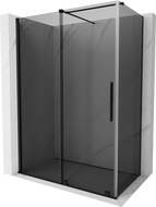 Mexen Velar Sliding Shower Enclosure 140 x 75 cm, Graphite, Black - 871-140-075-41-70