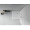 Mexen Flat square shower tray slim 80 x 80 cm, white, chrome siphon - 40108080