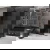 Mexen Velar sliding shower enclosure 150 x 70 cm, graphite, black - 871-150-070-41-70