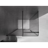 Mexen Velar sliding shower enclosure 90 x 80 cm, graphite, black - 871-090-080-41-70