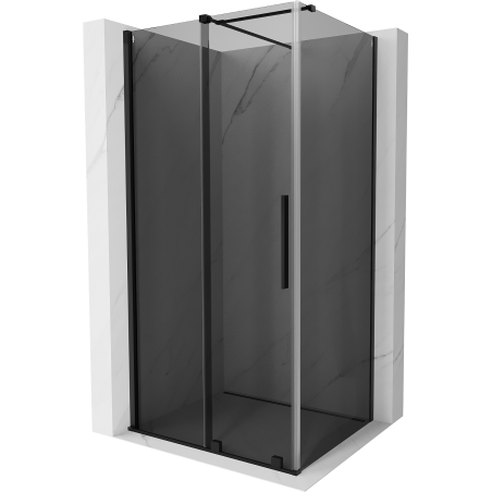 Mexen Velar sliding shower enclosure 100 x 110 cm, graphite, black - 871-100-110-41-70