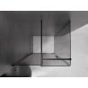 Mexen Velar sliding shower enclosure 110 x 80 cm, graphite, black - 871-110-080-41-70