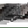 Mexen Velar sliding shower cabin 150 x 90 cm, graphite, gun metal - 871-150-090-41-95