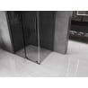 Mexen Velar sliding shower cabin 130 x 100 cm, graphite, gun metal - 871-130-100-41-95