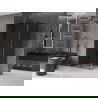 Mexen Velar sliding shower enclosure 90 x 100 cm, graphite, gun metal - 871-090-100-41-95