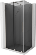 Mexen Velar sliding shower enclosure 110 x 80 cm, graphite, brushed nickel - 871-110-080-41-97