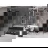 Mexen Velar sliding shower cabin 120 x 120 cm, graphite, brushed nickel - 871-120-120-41-97