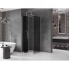 Mexen Velar sliding shower enclosure 120 x 120 cm, graphite, brushed nickel - 871-120-120-41-97