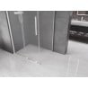 Mexen Velar sliding shower enclosure 90 x 85 cm, frost, white - 871-090-085-31-20