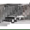 Mexen Velar sliding shower enclosure 140 x 70 cm, frost, white - 871-140-070-31-20