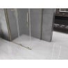 Mexen Velar sliding shower enclosure 100 x 120 cm, frost, gold - 871-100-120-31-50