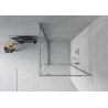 Mexen Rio 80 x 80 cm square shower cabin, transparent, chrome - 860-080-080-01-00