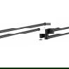 Mexen Rufo double swivel towel rack, Black - 7050925-70